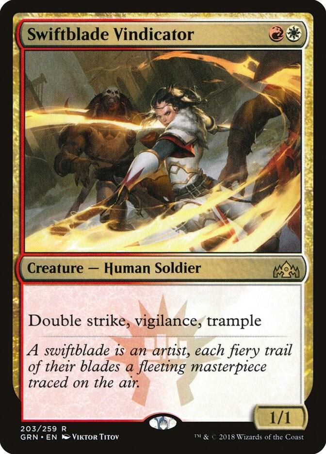 Swiftblade Vindicator, Guilds of Ravnica 203