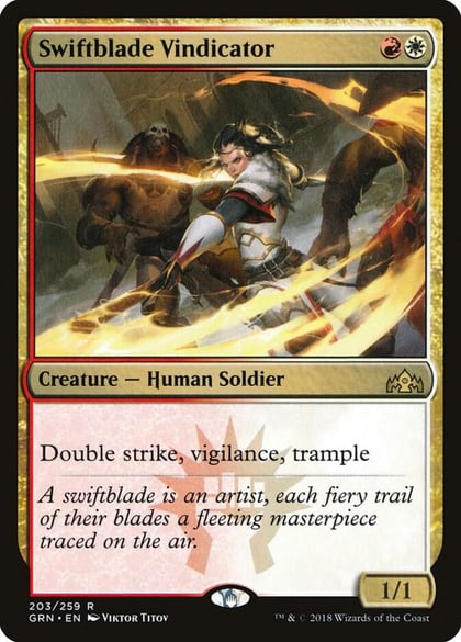 Swiftblade Vindicator, Guilds of Ravnica 203