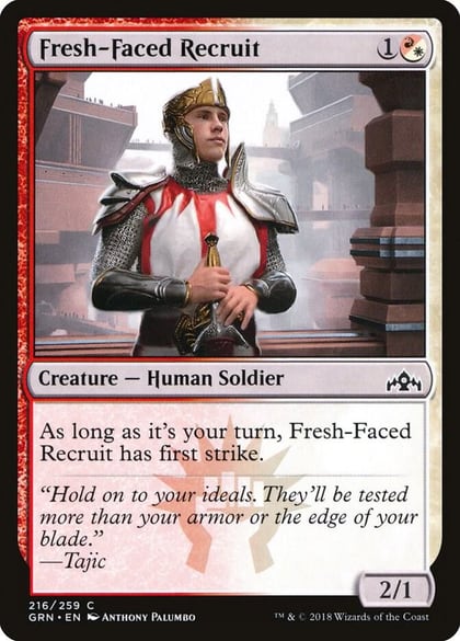 Fresh-Faced Recruit, Guilds of Ravnica 216