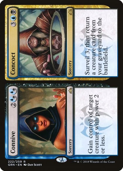 Connive // Concoct, Guilds of Ravnica 222