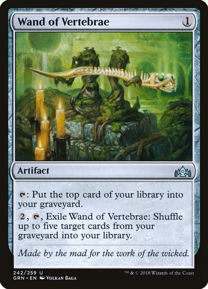 Wand of Vertebrae, Guilds of Ravnica 242