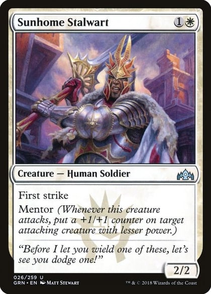 Sunhome Stalwart, Guilds of Ravnica 26