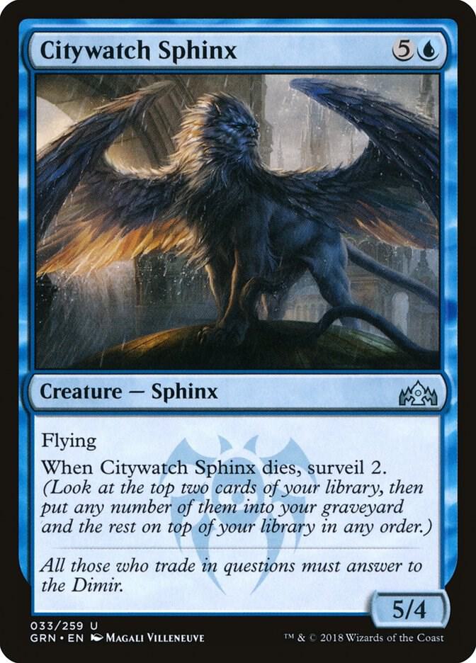 Citywatch Sphinx, Guilds of Ravnica 33