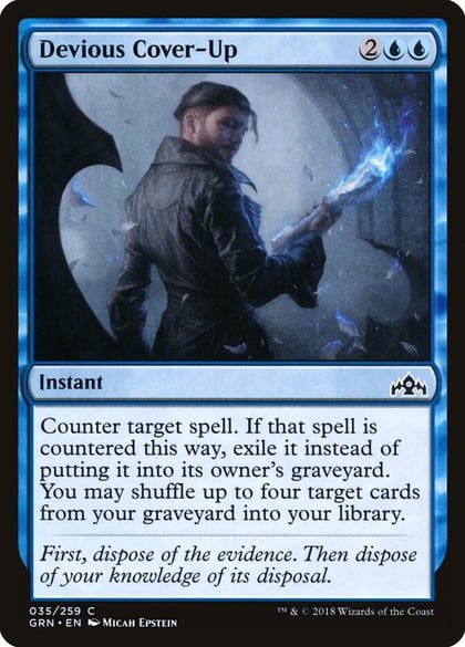 Devious Cover-Up, Guilds of Ravnica 35