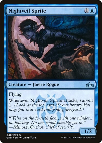 Nightveil Sprite, Guilds of Ravnica 48