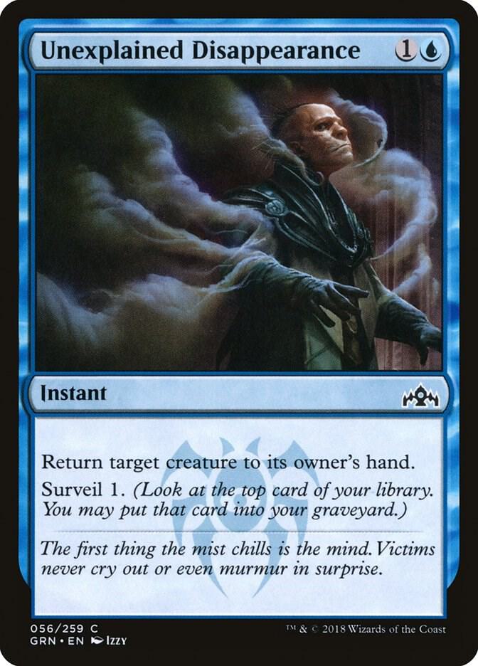 Unexplained Disappearance, Guilds of Ravnica 56