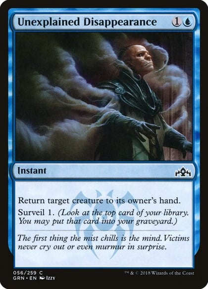 Unexplained Disappearance, Guilds of Ravnica 56
