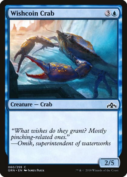 Wishcoin Crab, Guilds of Ravnica 60