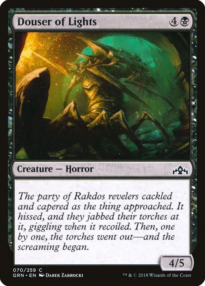 Douser of Lights, Guilds of Ravnica 70