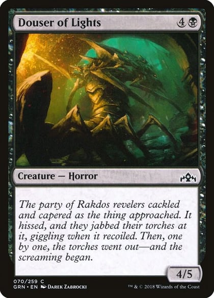 Douser of Lights, Guilds of Ravnica 70