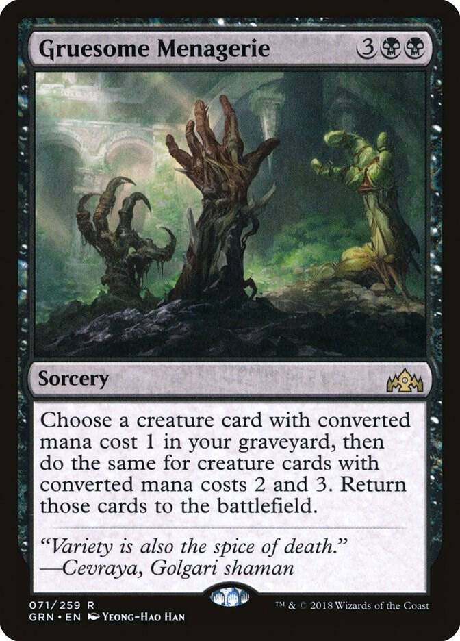 Gruesome Menagerie, Guilds of Ravnica 71