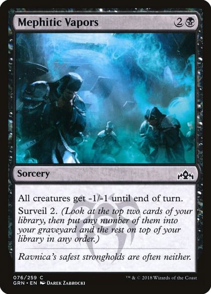 Mephitic Vapors, Guilds of Ravnica 76
