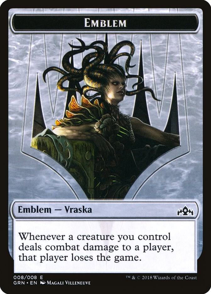 Emblem - Vraska, Golgari Queen, Guilds of Ravnica 8