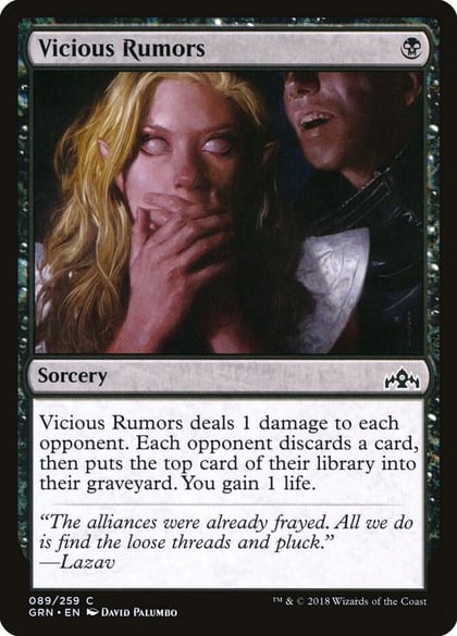 Vicious Rumors, Guilds of Ravnica 89