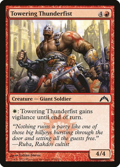 Towering Thunderfist, Gatecrash 109