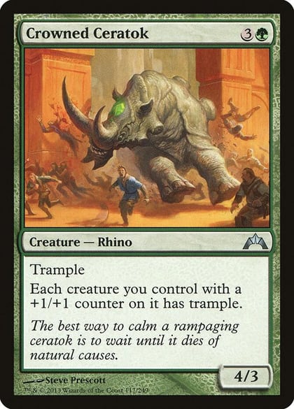 Crowned Ceratok, Gatecrash 117
