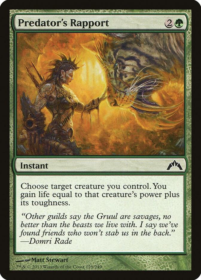 Predator's Rapport, Gatecrash 129