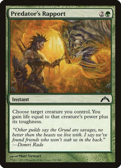 Predator's Rapport, Gatecrash 129