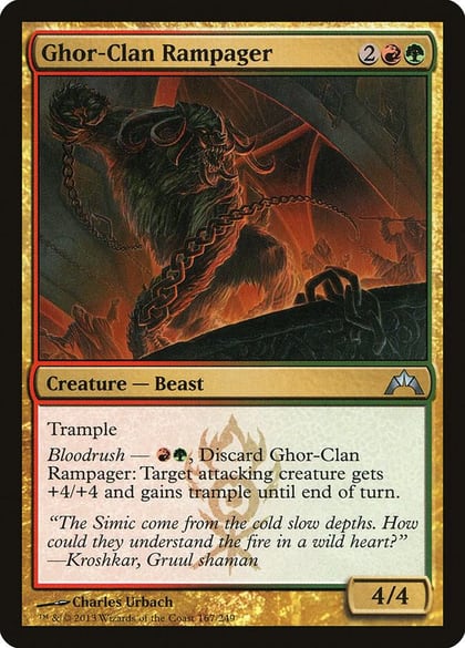 Ghor-Clan Rampager, Gatecrash 167