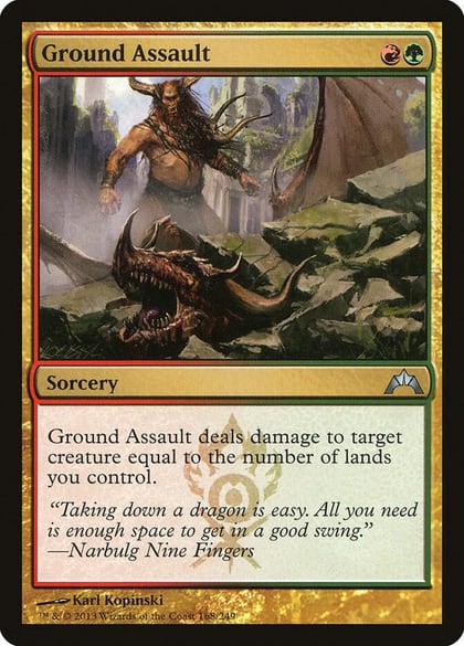 Ground Assault, Gatecrash 168