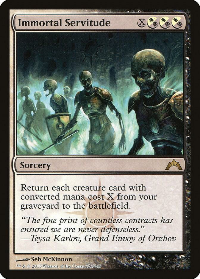 Immortal Servitude, Gatecrash 220
