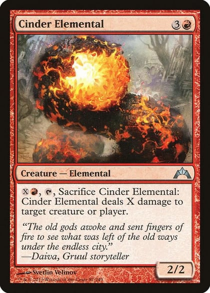 Cinder Elemental, Gatecrash 87
