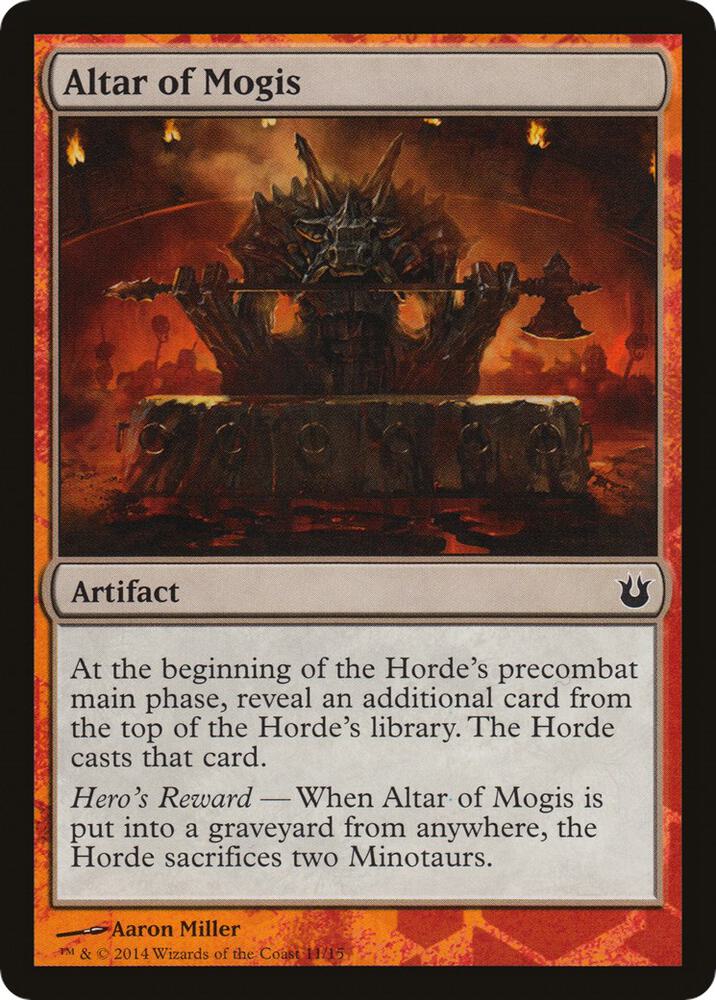 Altar of Mogis, Hero's Path Promos 11