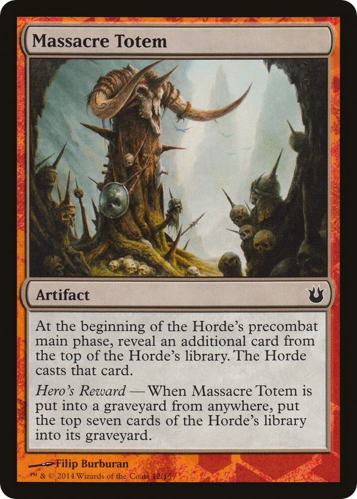 Massacre Totem, Hero's Path Promos 12