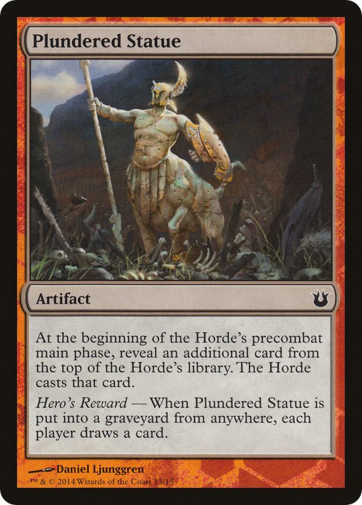 Plundered Statue, Hero's Path Promos 13