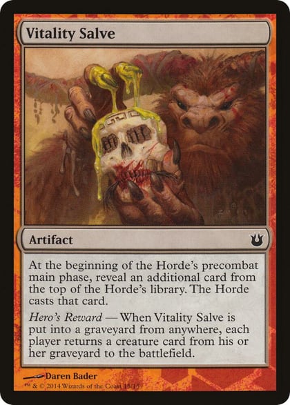Vitality Salve, Hero's Path Promos 15