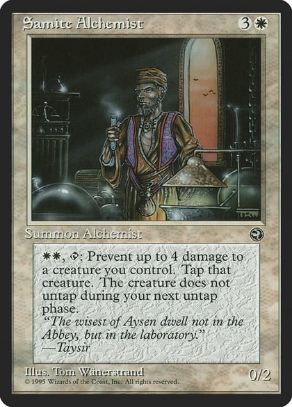 Samite Alchemist [Version 2], Homelands 13