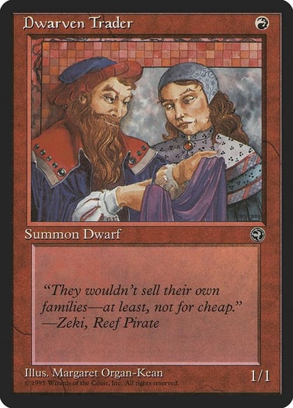 Dwarven Trader [Version 2], Homelands #18276