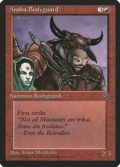 Anaba Bodyguard, Homelands #4448