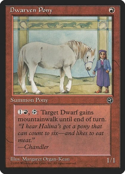 Dwarven Pony, Homelands #4484