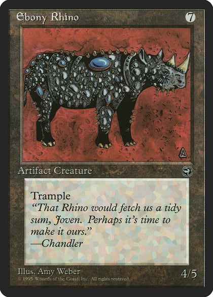 Ebony Rhino, Homelands #4488