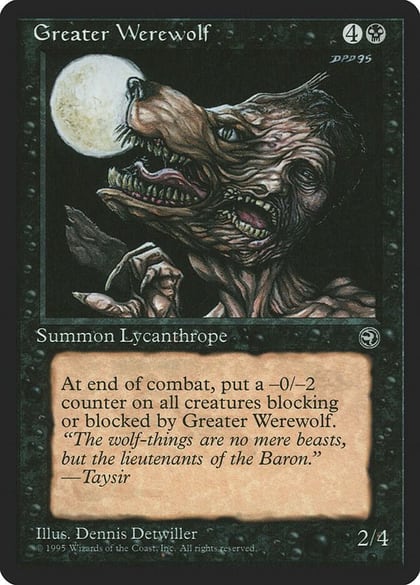 Greater Werewolf, Homelands #4504