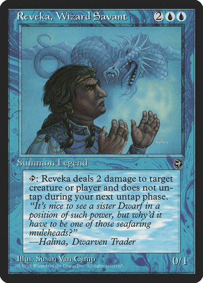 Reveka, Wizard Savant, Homelands #4540