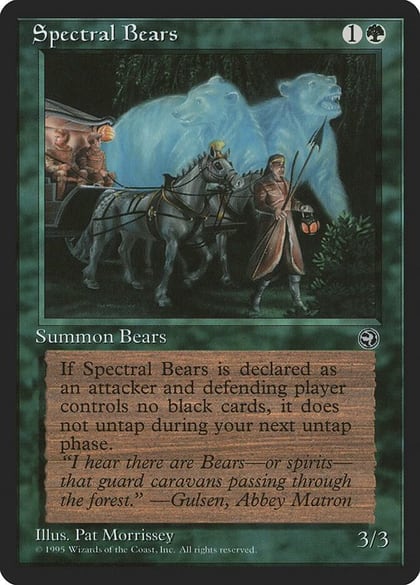Spectral Bears, Homelands #4560