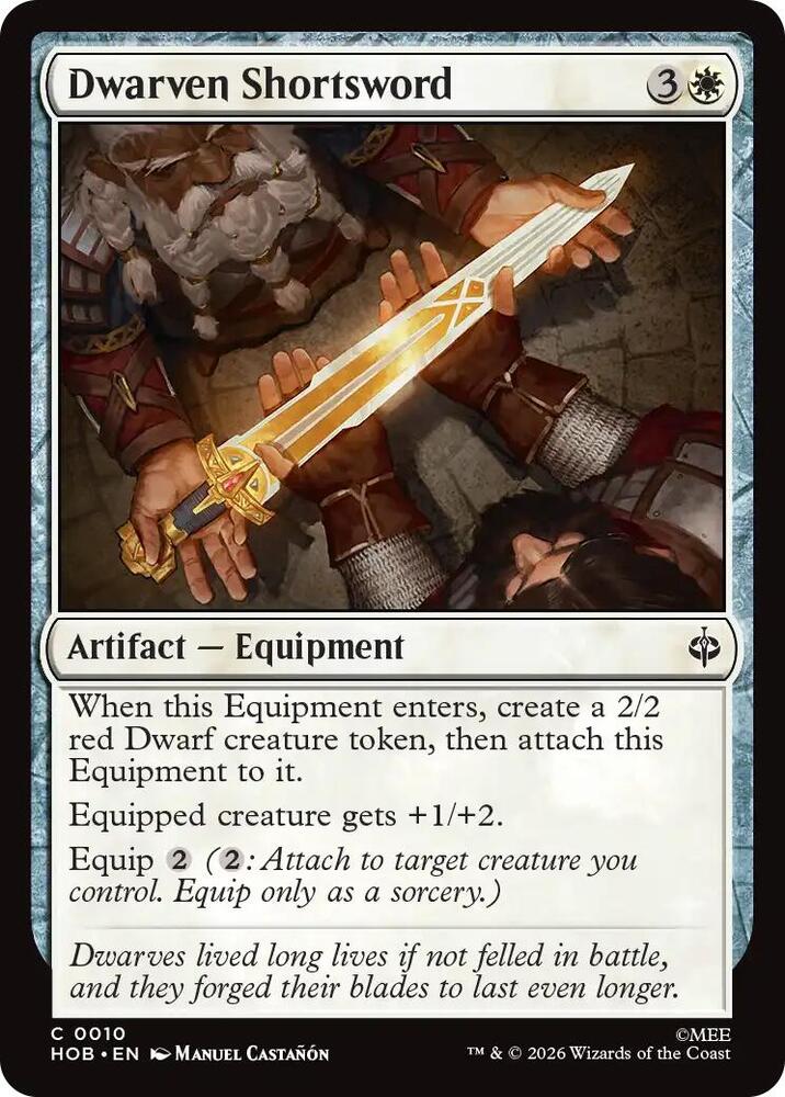 Dwarven Shortsword, The Hobbit 10