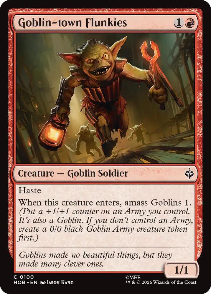 Goblin-town Flunkies, The Hobbit 100