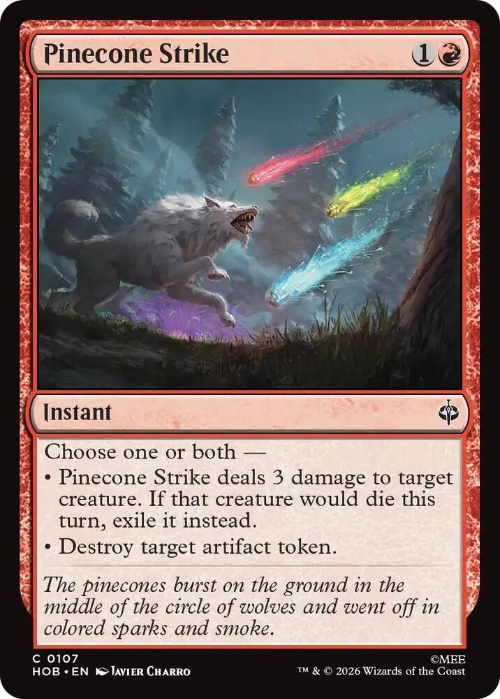 Pinecone Strike, The Hobbit 107