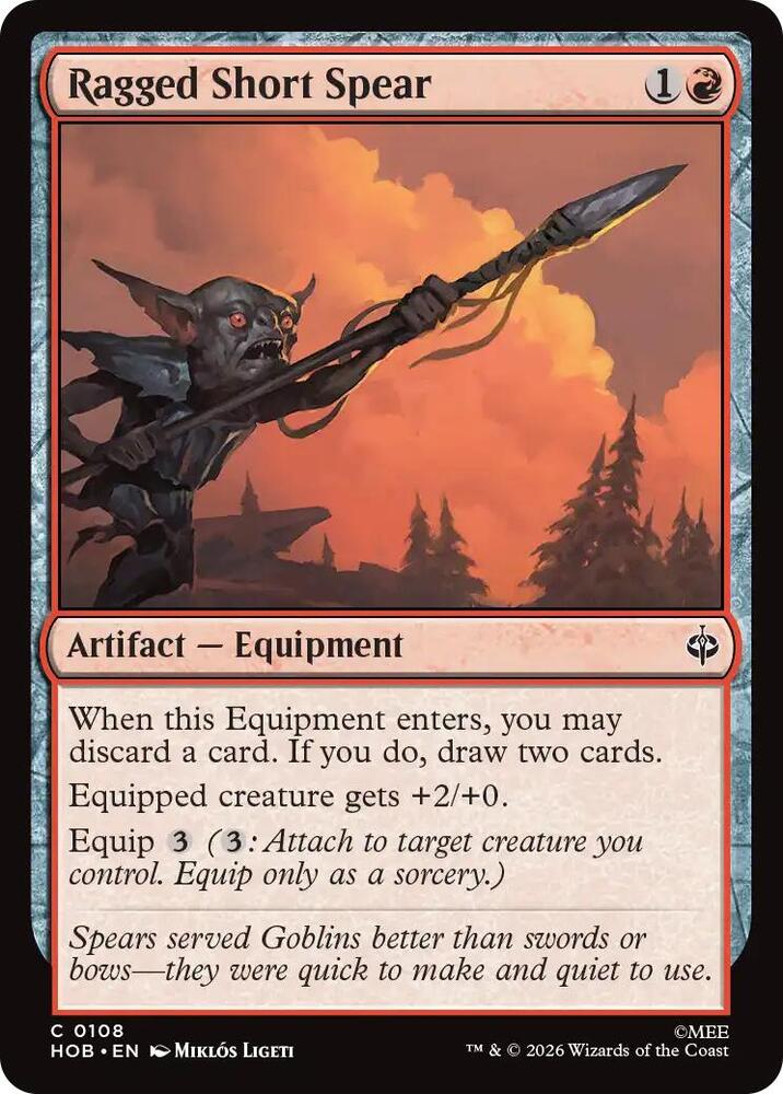Ragged Short Spear, The Hobbit 108