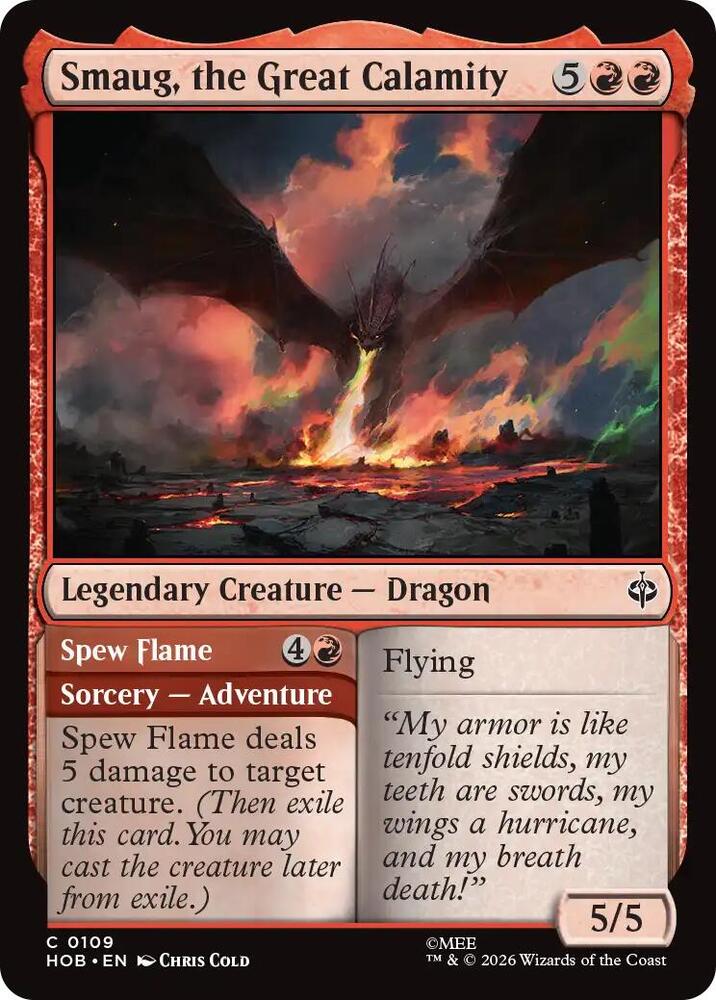 Smaug, the Great Calamity, The Hobbit 109