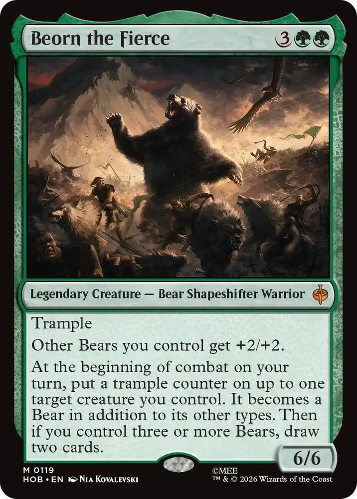 Beorn the Fierce, The Hobbit 119