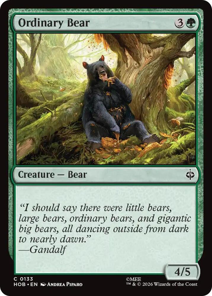 Ordinary Bear, The Hobbit 133