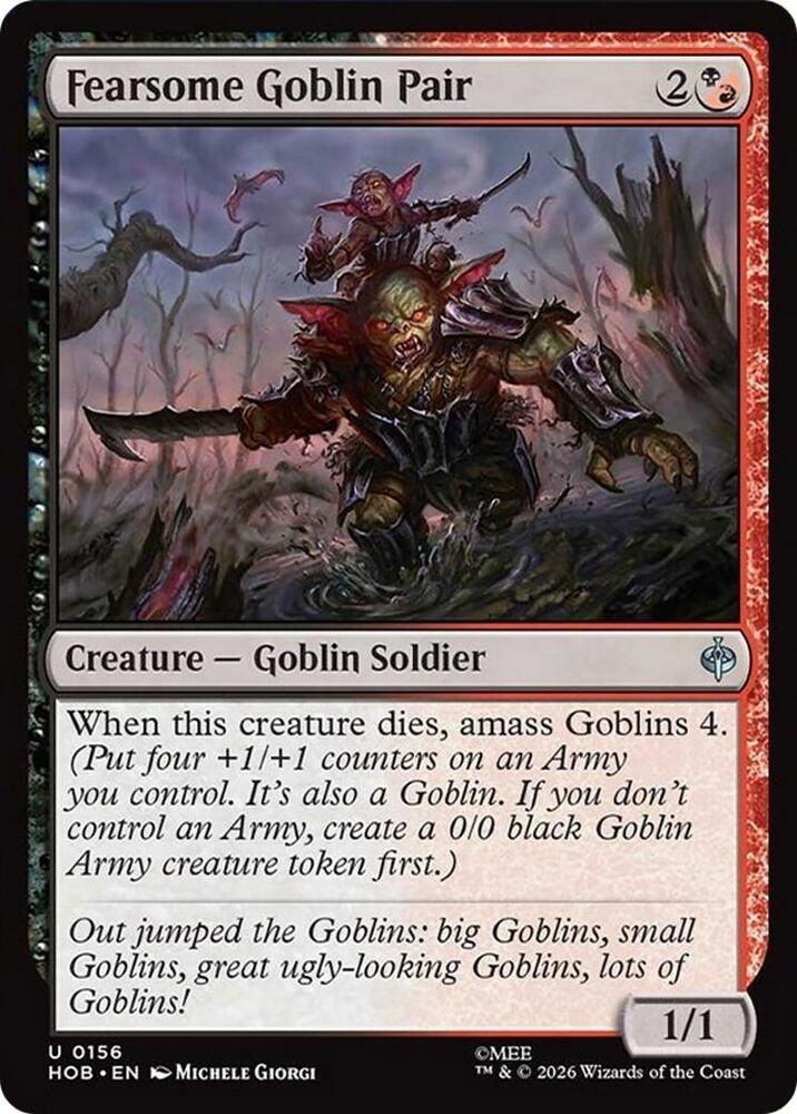 Fearsome Goblin Pair, The Hobbit 156