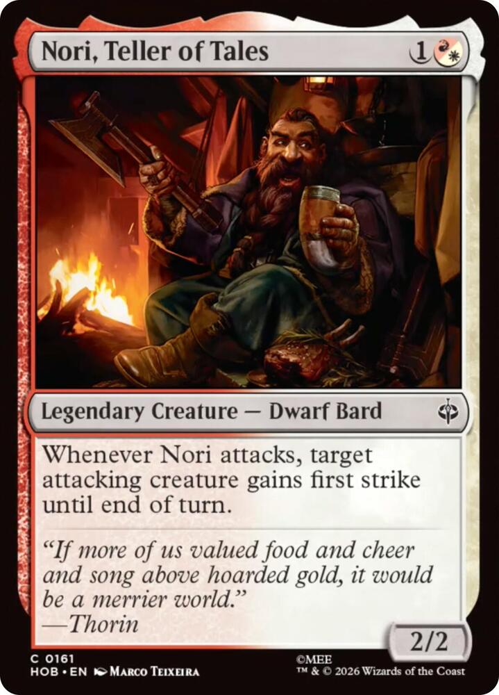 Nori, Teller of Tales, The Hobbit 161