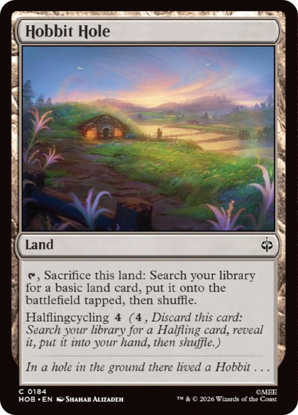Hobbit Hole, The Hobbit 184