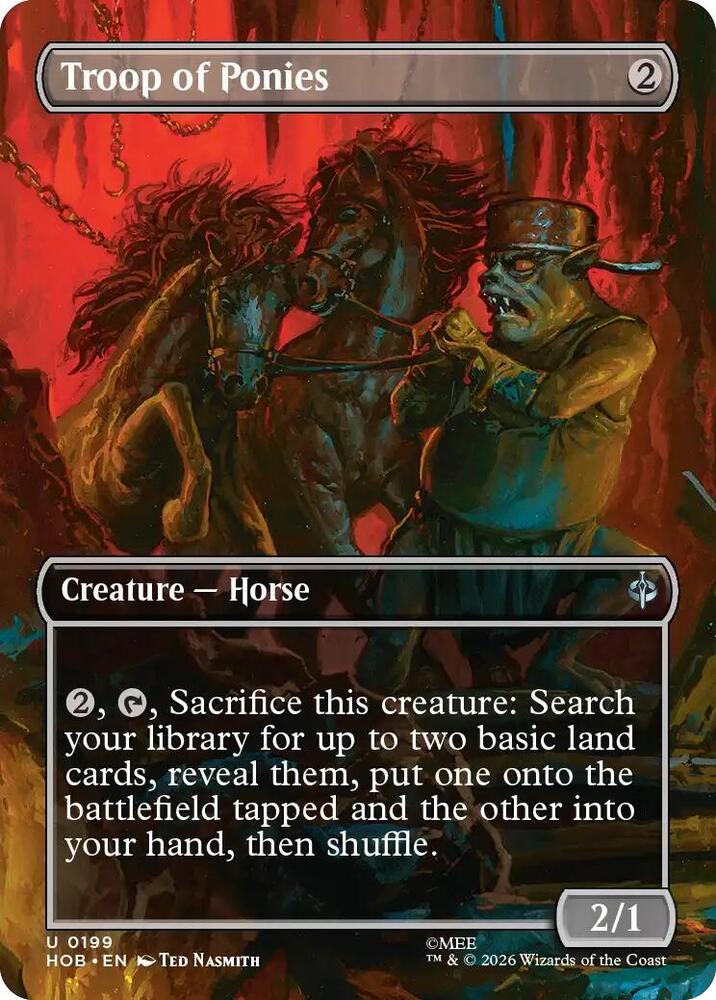 Troop of Ponies (Borderless), The Hobbit 199