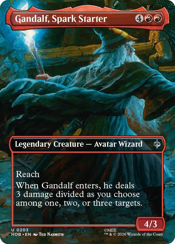 Gandalf, Spark Starter (Borderless), The Hobbit 203